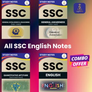 All SSC English Notes – ( Softcopy Rs. 999/- and Hardcopy 1999/- )